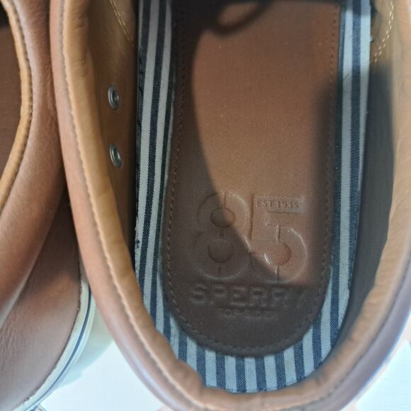 Sperry Men's Striper CVO Brown Leather Casual Shoe SIze 11.5 - Picture 9 of 13